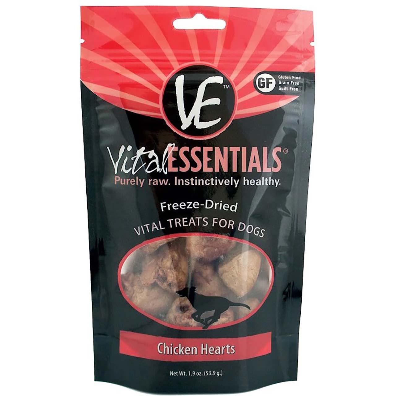 Freeze dried chicken hearts for fashion dogs