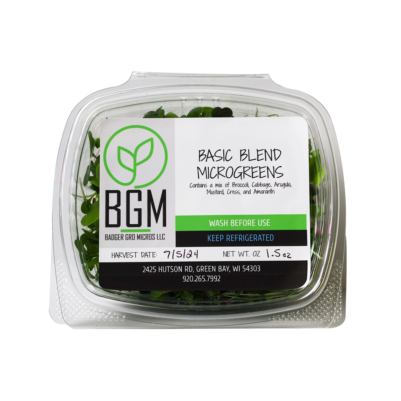 Basic Blend Microgreens - Precut