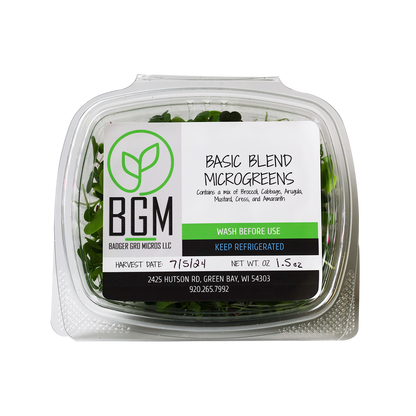 Basic Blend Microgreens - Precut