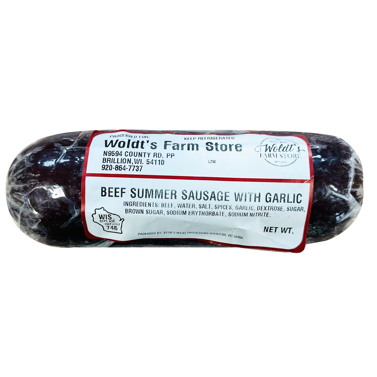 Summer Sausage - Garlic