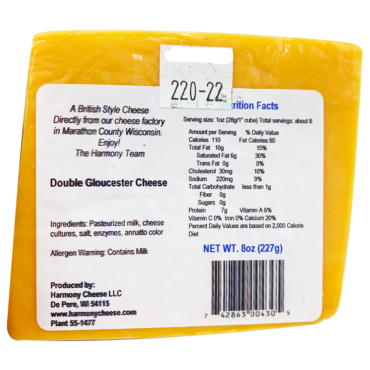 Double Gloucester Cheese