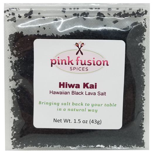 HIWA KAI (Hawaiian Black Lava Salt)