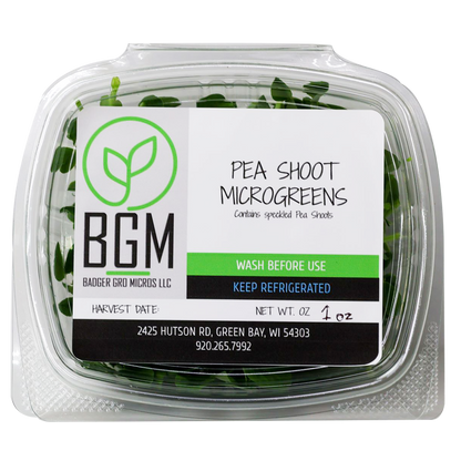 Pea Shoots Microgreens - Precut