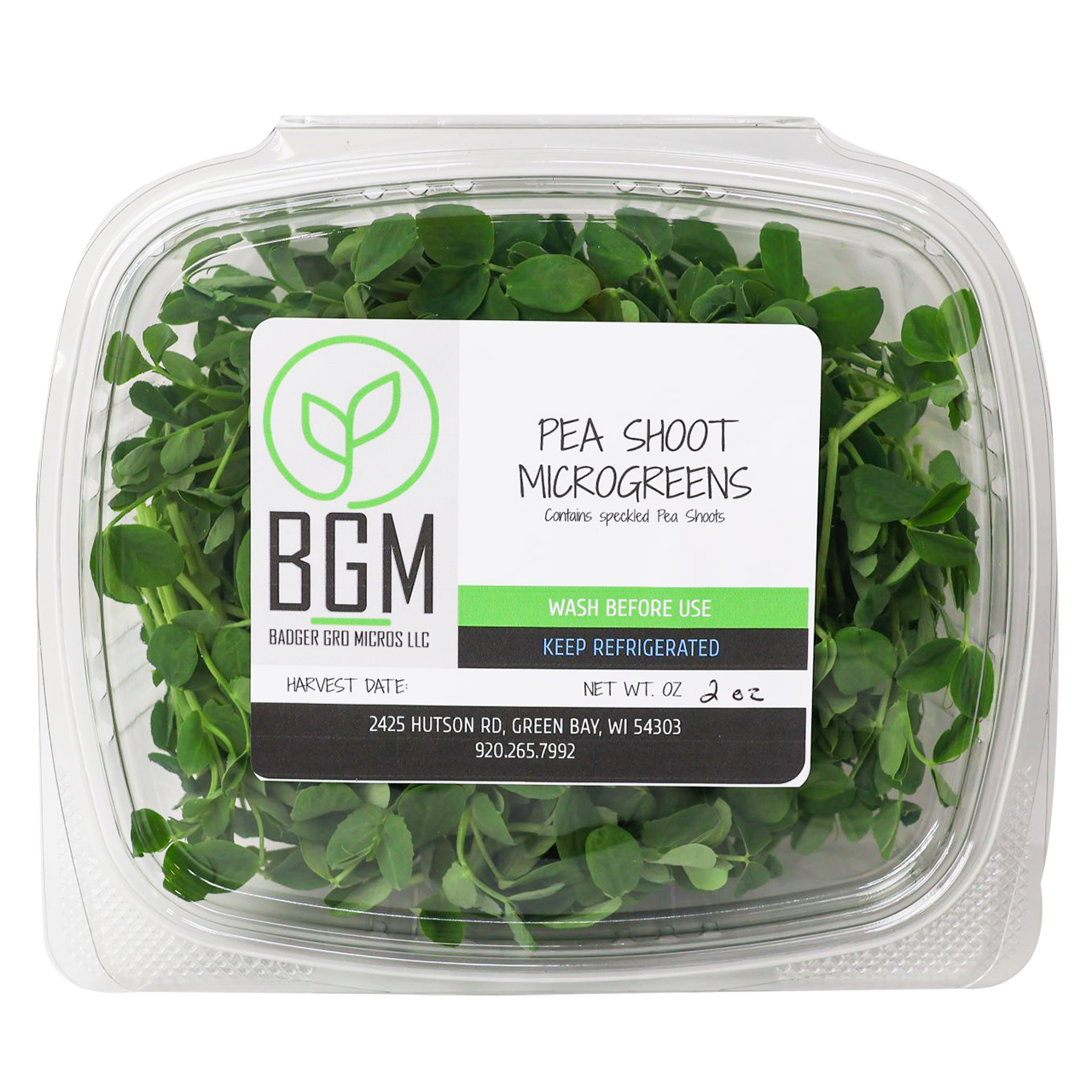 Pea Shoots Microgreens - Precut