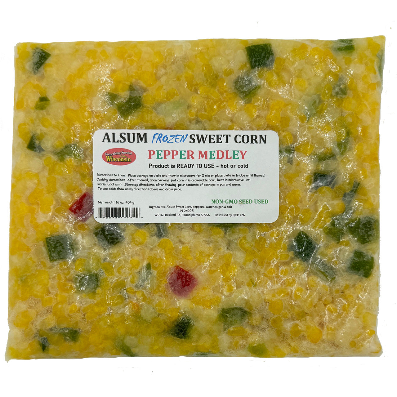 Pepper Medley Sweet Corn - Frozen